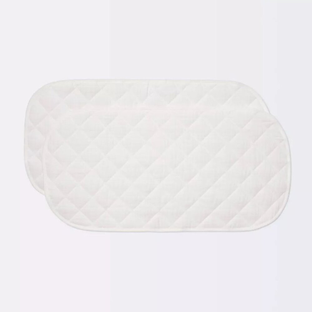 Cloud Island Muslin Changing Pad Liner - Cream - 2pk - NEW WITH TAGS
